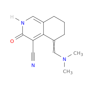 4-Isoquinolinecarbonitrile,5-[(dimethylamino)methylene]-2,3,5,6,7,8-hexahydro-3-oxo-