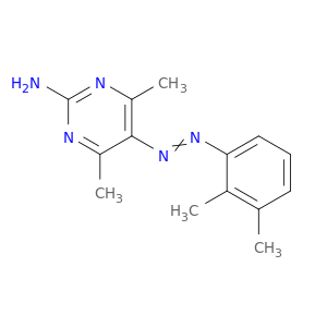 2-Pyrimidinamine,5-[2-(2,3-dimethylphenyl)diazenyl]-4,6-dimethyl-