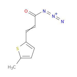 2-Propenoyl azide, 3-(5-methyl-2-thienyl)-
