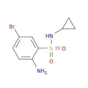 2-Amino-5-bromo-N-cyclopropylbenzene-1-sulfonamide
