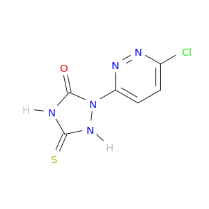 1,2,4-Triazolidin-3-one, 2-(6-chloro-3-pyridazinyl)-5-thioxo-