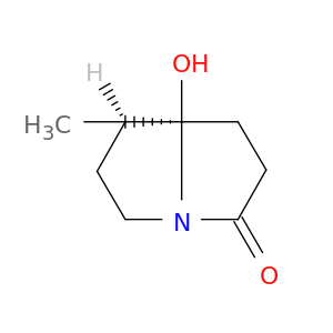 3H-Pyrrolizin-3-one, hexahydro-7a-hydroxy-7-methyl-, cis-