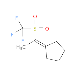 Cyclopentane, [1-[(trifluoromethyl)sulfonyl]ethylidene]-