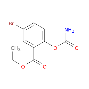 Benzoic acid,2-[(aminocarbonyl)oxy]-5-bromo-, ethyl ester