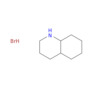 Quinoline, decahydro-, hydrobromide