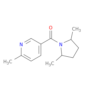Pyrrolidine, 2,5-dimethyl-1-[(6-methyl-3-pyridinyl)carbonyl]-