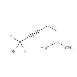 2-Heptyne, 1-bromo-1,1-difluoro-6-methyl-