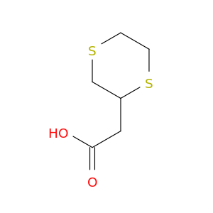 2-(1,4-dithian-2-yl)acetic acid