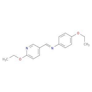 Benzenamine, 4-ethoxy-N-[(6-ethoxy-3-pyridinyl)methylene]-, (E)-