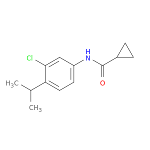 Cyclopropanecarboxamide, N-[3-chloro-4-(1-methylethyl)phenyl]-