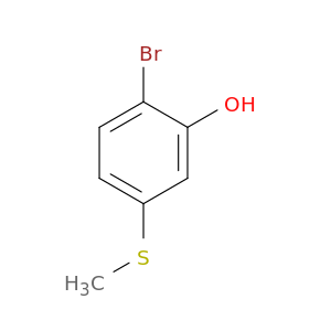 2-Bromo-5-methylsulfanylphenol
