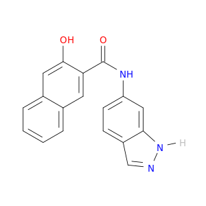 3-羟基-N-1H-吲唑-6-YL-2-萘甲酰胺