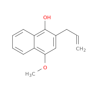1-Naphthalenol, 4-methoxy-2-(2-propenyl)-