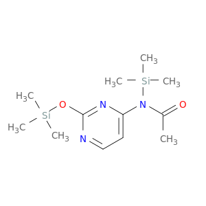 ACETAMIDE, N-(TRIMETHYLSILYL)-N-[2-[(TRIMETHYLSILYL)OXY]-4-PYRIMIDINYL]-