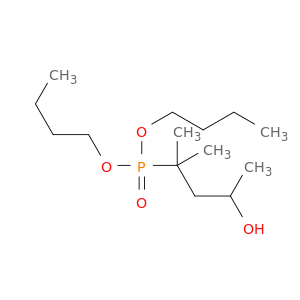Phosphonic acid, (3-hydroxy-1,1-dimethylbutyl)-, dibutyl ester