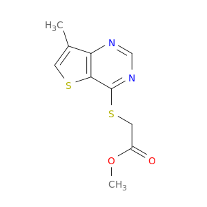 Aceticacid, 2-[(7-methylthieno[3,2-d]pyrimidin-4-yl)thio]-, methyl ester
