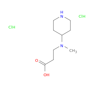 3-[Methyl(piperidin-4-yl)amino]propanoic Acid Dihydrochloride