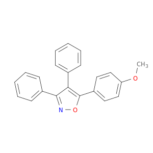 Isoxazole,5-(4-methoxyphenyl)-3,4-diphenyl-
