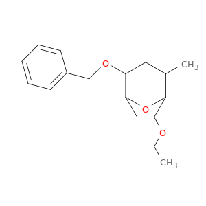 8-Oxabicyclo[3.2.1]octane, 6-ethoxy-4-methyl-2-(phenylmethoxy)-