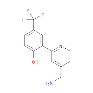 2-(4-(Aminomethyl)pyridin-2-yl)-4-(trifluoromethyl)phenol
