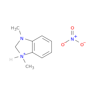 1H-Benzimidazolium, 1,3-dimethyl-, nitrate