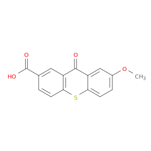 9H-Thioxanthene-2-carboxylic acid, 7-methoxy-9-oxo-