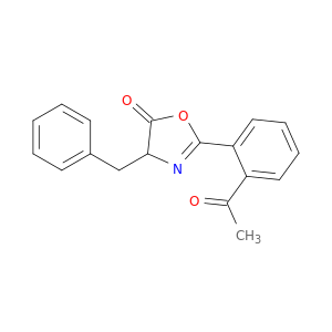 5(4H)-Oxazolone, 2-(2-acetylphenyl)-4-(phenylmethyl)-