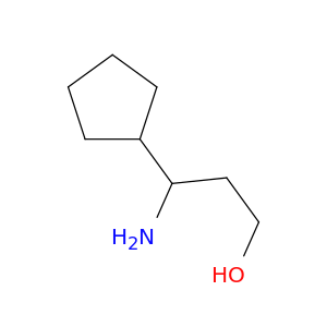 3-氨基-3-环戊基丙烷-1-醇