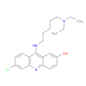 2-Acridinol, 6-chloro-9-[[5-(diethylamino)pentyl]amino]-