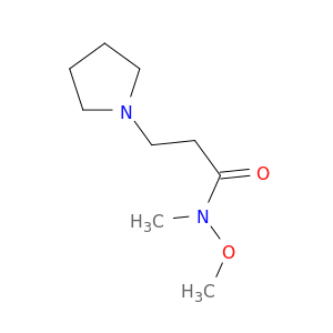 N-Methoxy-N-methyl-3-(pyrrolidin-1-yl)propanamide