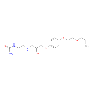 Urea, [2-[[2-hydroxy-3-[4-(2-propoxyethoxy)phenoxy]propyl]amino]ethyl]-