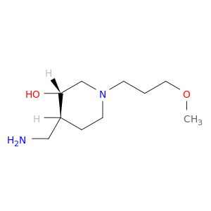 3-PIPERIDINOL, 4-(AMINOMETHYL)-1-(3-METHOXYPROPYL)-, (3S,4S)-