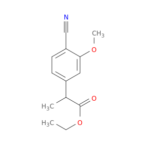 Ethyl 2-(4-cyano-3-methoxyphenyl)propanoate