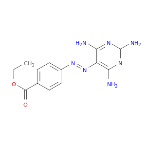 乙基4-[2-(2,4,6-三氨基-5-嘧啶基)二苯基]苯甲酸盐