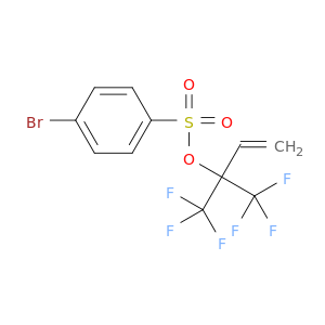 1,1,1-trifluoro-2-(trifluoromethyl)but-3-en-2-yl 4-bromobenzenesulfonate