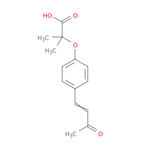 Propanoic acid, 2-methyl-2-[4-(3-oxo-1-butenyl)phenoxy]-