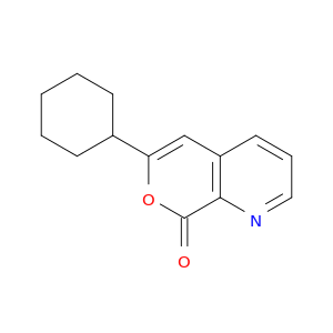 8H-Pyrano[3,4-b]pyridin-8-one, 6-cyclohexyl-