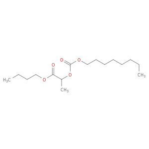 Propanoic acid,2-[[(octyloxy)carbonyl]oxy]-, butyl ester