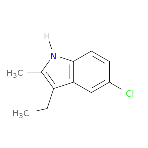 1H-Indole, 5-chloro-3-ethyl-2-methyl-