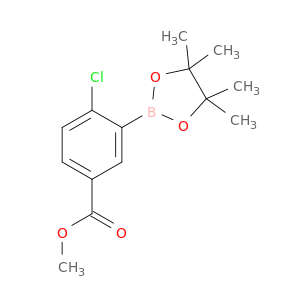 4-氯-3-(4,4,5,5-四甲基-1,3,2-二氧硼杂环戊烷-2-基)苯甲酸甲酯