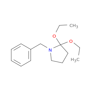 Pyrrolidine, 2,2-diethoxy-1-(phenylmethyl)-