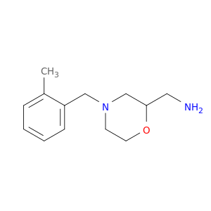 {4-[(2-methylphenyl)methyl]morpholin-2-yl}methanamine