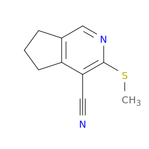 5H-Cyclopenta[c]pyridine-4-carbonitrile, 6,7-dihydro-3-(methylthio)-