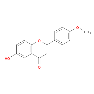 4H-1-Benzopyran-4-one, 2,3-dihydro-6-hydroxy-2-(4-methoxyphenyl)-