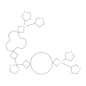 1,4,16,19-Tetrathiahexaspiro[4.0.1.5.1.0.4.0.1.5.1.0]octacosane(7CI,8CI,9CI)
