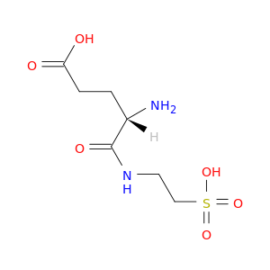 Pentanoic acid, 4-amino-5-oxo-5-[(2-sulfoethyl)amino]-, (S)-