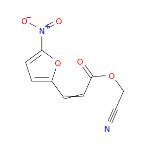 2-Propenoic acid, 3-(5-nitro-2-furanyl)-, cyanomethyl ester