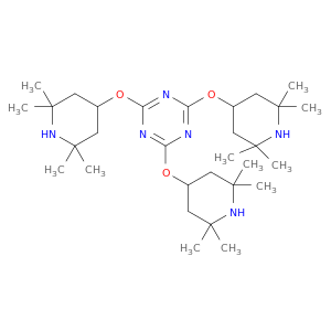 1,3,5-Triazine, 2,4,6-tris[(2,2,6,6-tetramethyl-4-piperidinyl)oxy]-
