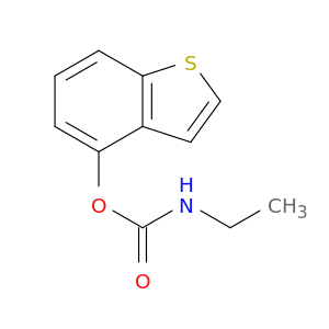 Carbamic acid, ethyl-, benzo[b]thien-4-yl ester