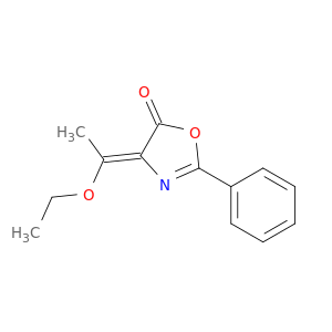 5(4H)-Oxazolone, 4-(1-ethoxyethylidene)-2-phenyl-, (Z)-